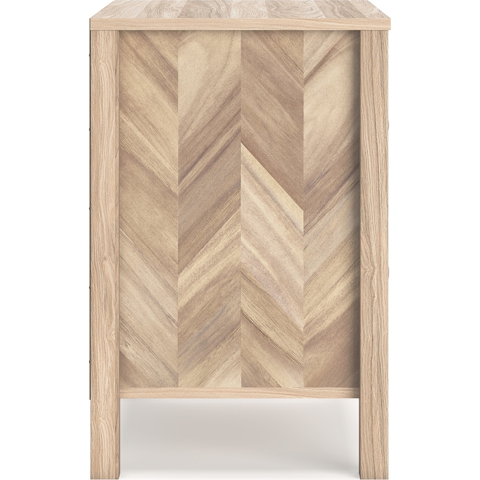 battelle tan nightstand   