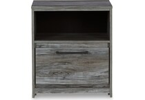 baystorm grey nightstand   