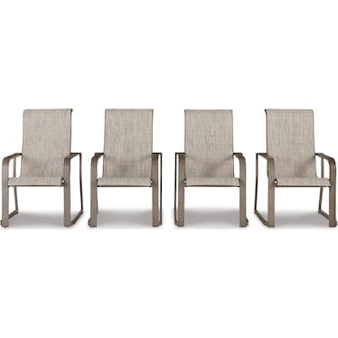 BEACH FRONT SLING ARM CHAIR (SET OF 4)