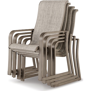 BEACH FRONT SLING ARM CHAIR (SET OF 4)