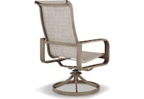 beach front beige swivel chair   