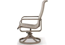 beach front beige swivel chair   