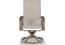 beach front beige swivel chair   