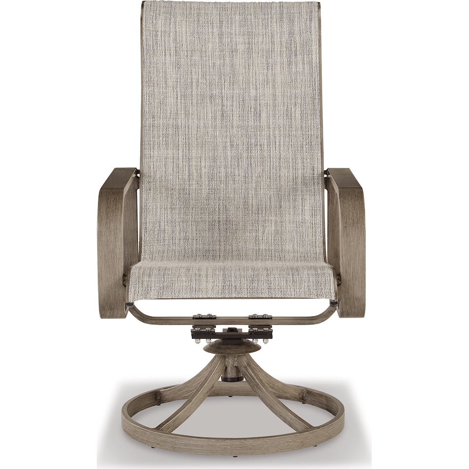 beach front beige swivel chair   