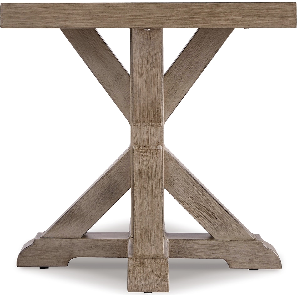 beachcroft beige end table   