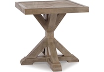 beachcroft beige end table   