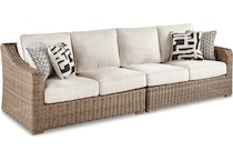 beachcroft beige sectional   