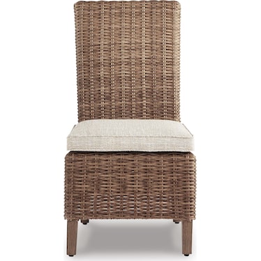 BEACHCROFT OUTDOOR SIDE CHAIR WITH CUSHION (SET OF 2)