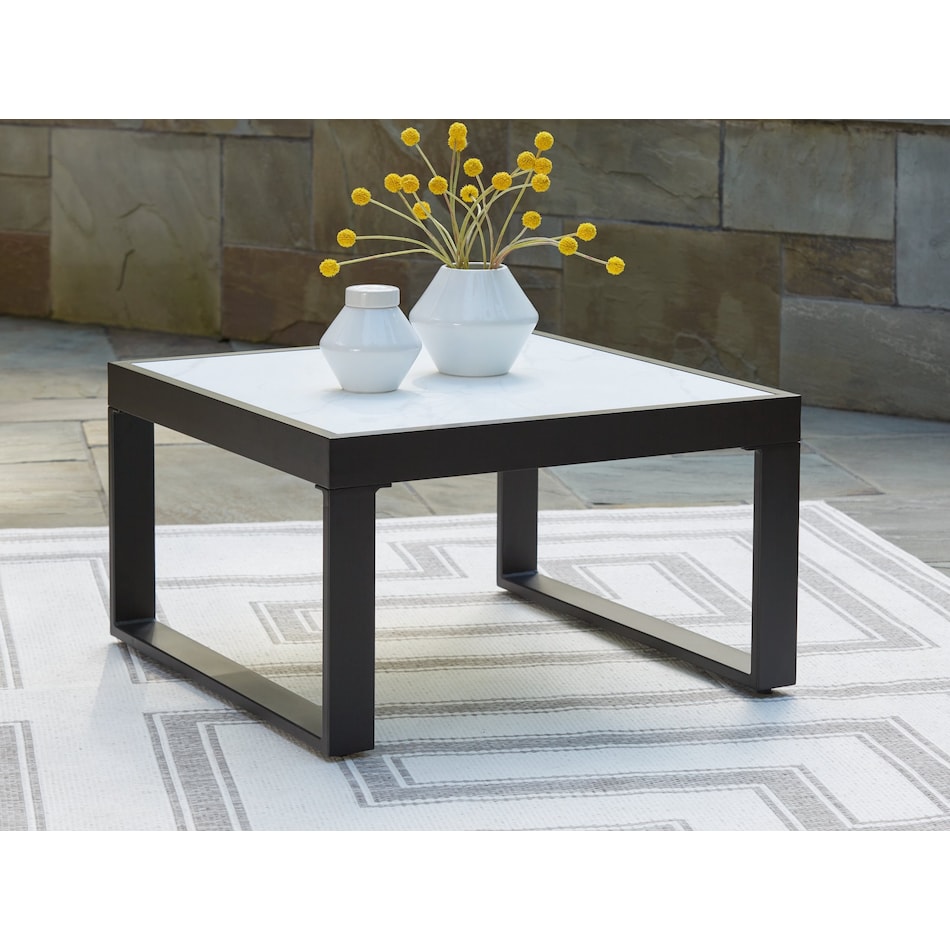 beachloft black gray cocktail table   