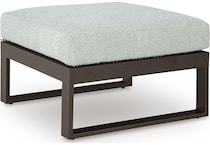 beachloft black gray ottoman   