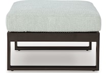 beachloft black gray ottoman   