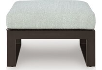 beachloft black gray ottoman   