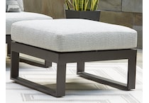 beachloft black gray ottoman   