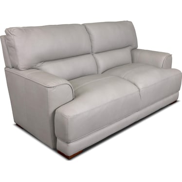 BEAU LEATHER LOVESEAT