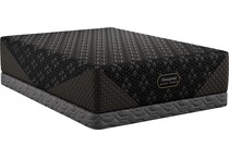 beautyrest black hyb xcs series  plush top color: black side color: black accent color: silver mattress king   