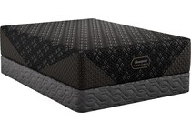 beautyrest black hyb xcs series  plush top color: black side color: black accent color: silver mattress king   