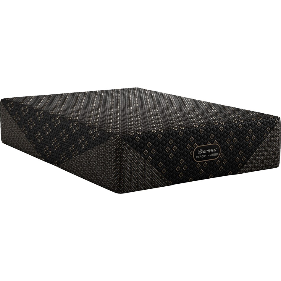 beautyrest black hyb xcs series  medium top color: black side color: black accent color: gold mattress king   