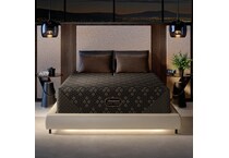 beautyrest black hyb xcs series  medium top color: black side color: black accent color: gold mattress king   