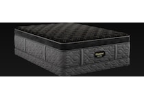 beautyrest black low foundation top color: black side color: black accent color: none box spring twin xl   