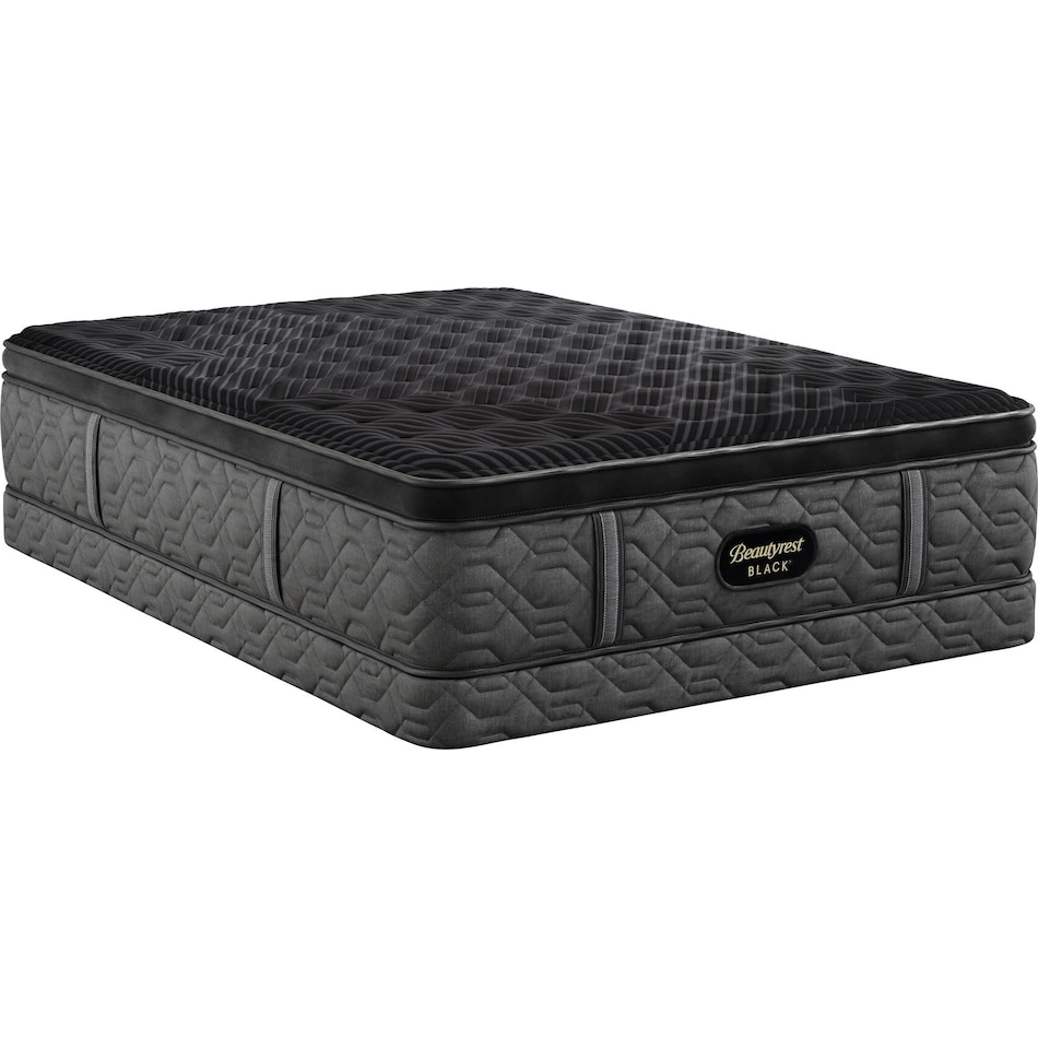 beautyrest black series  firm pt top color: gray side color: black accent color: black mattress full   