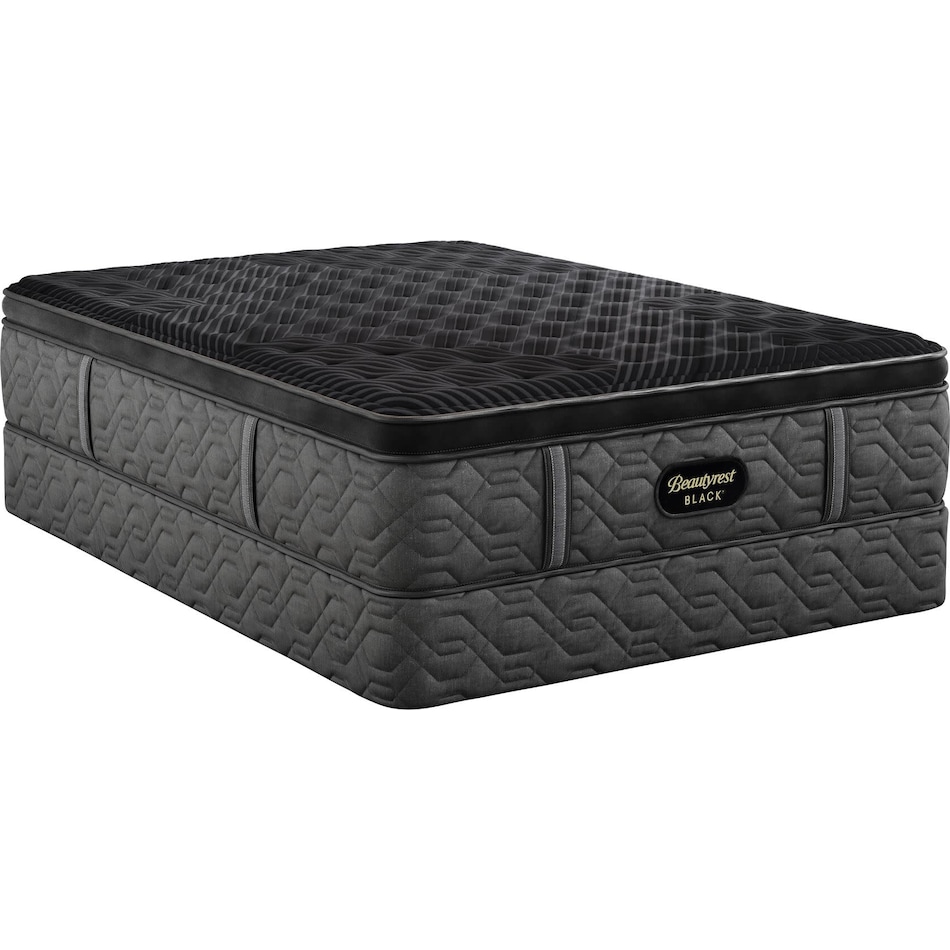 beautyrest black series  firm pt top color: gray side color: black accent color: black mattress king   