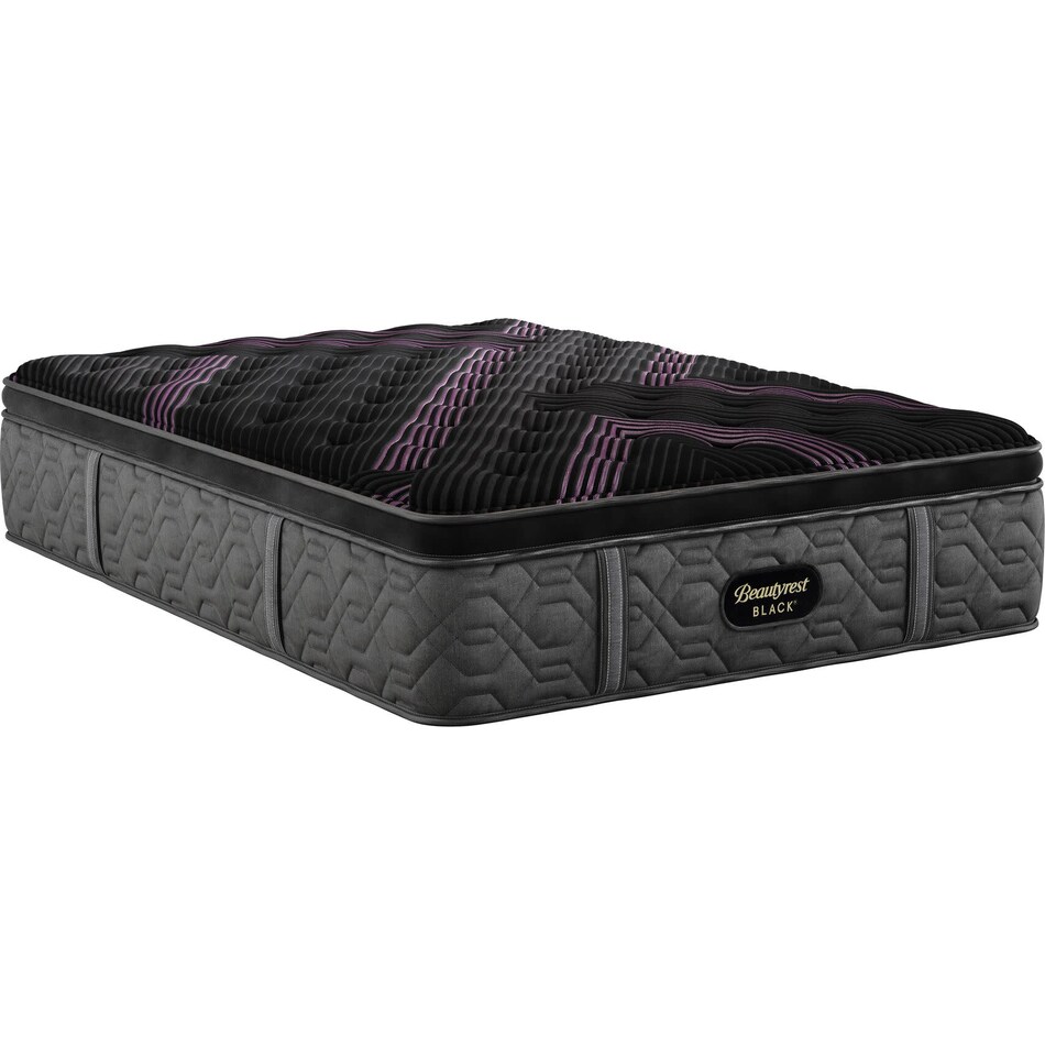 beautyrest black series  medium pt top color: black side color: black accent color: purple mattress full   
