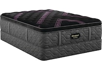 beautyrest black series  medium pt top color: black side color: black accent color: purple mattress full   