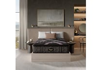 beautyrest black series  medium pt top color: black side color: black accent color: purple mattress queen   
