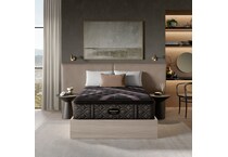 beautyrest black series  medium pt top color: black side color: black accent color: purple mattress twin xl   