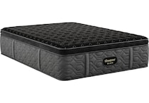 beautyrest black series  firm pt top color: black side color: black accent color: silver mattress cal king   