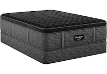 beautyrest black series  firm pt top color: black side color: black accent color: silver mattress full   