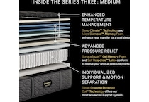 beautyrest black series  medium tt top color: black side color: black accent color: silver mattress cal king   