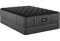 beautyrest black series  medium tt top color: black side color: black accent color: silver mattress queen   