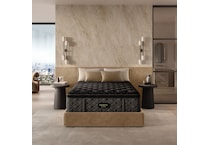 beautyrest black series  plush pt top color: black side color: black accent color: silver mattress cal king   
