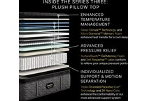 beautyrest black series  plush pt top color: black side color: black accent color: silver mattress twin xl   