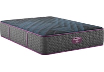 beautyrest world class level  extra firm top color: gray side color: gray accent color: purple mattress twin   