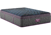 beautyrest world class level  med pt top color: gray side color: gray accent color: purple mattress twin   