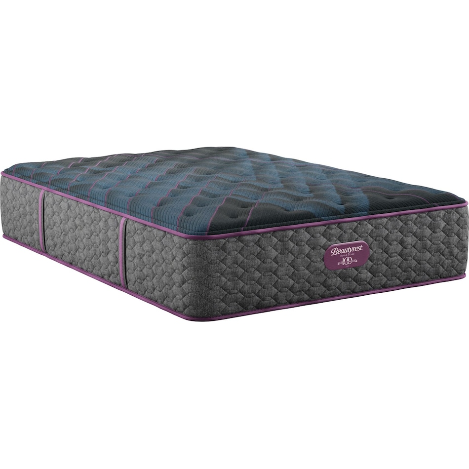 beautyrest world class level  plush tt top color: gray side color: gray accent color: purple mattress twin xl   
