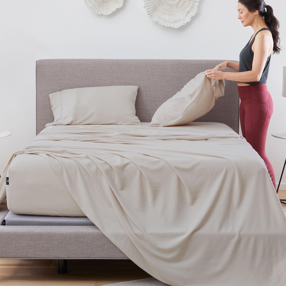 beige sheets   