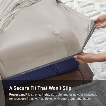 BEDGEAR DRI- TEC SHEET SET, BEIGE, SPLIT HEAD KING