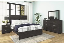 belachime black nightstand   