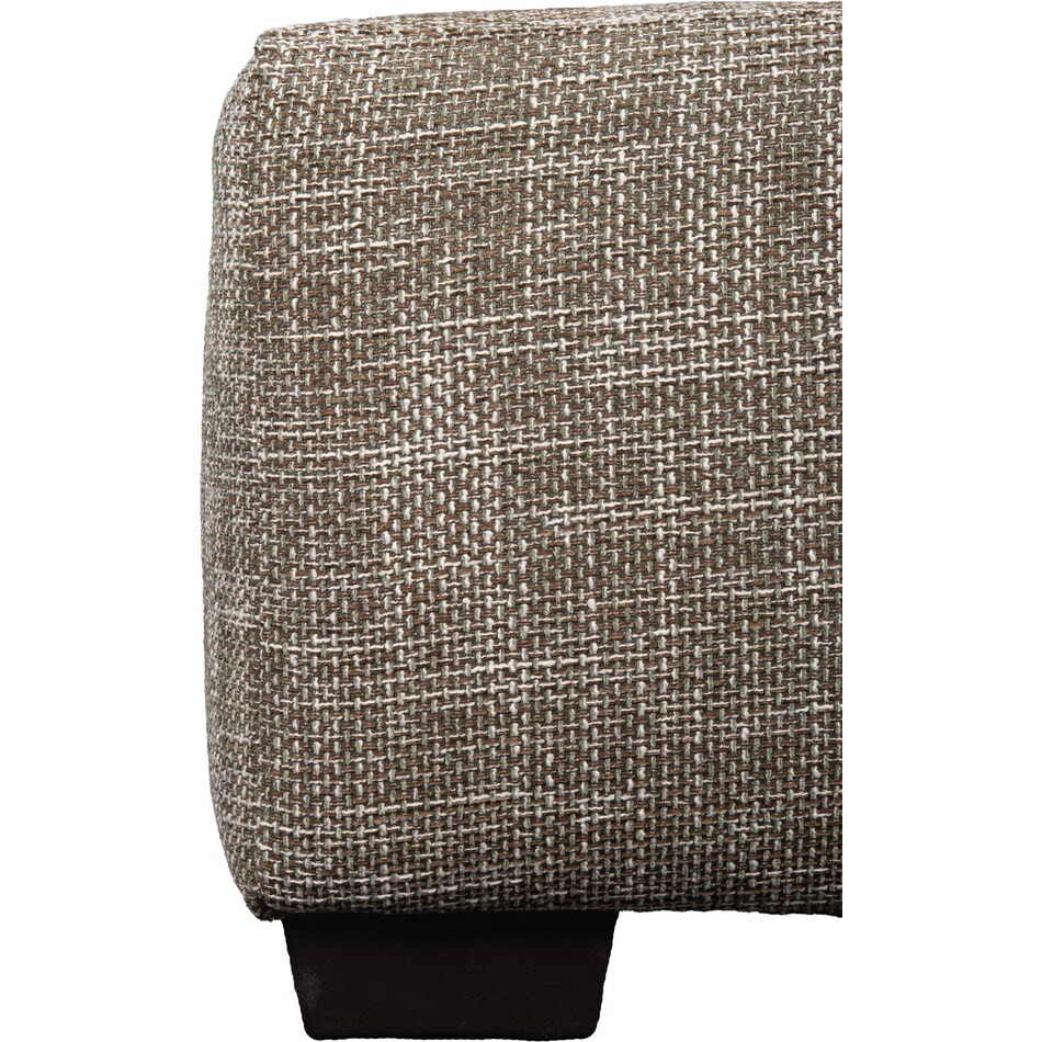 bella brown cocktail ottoman   