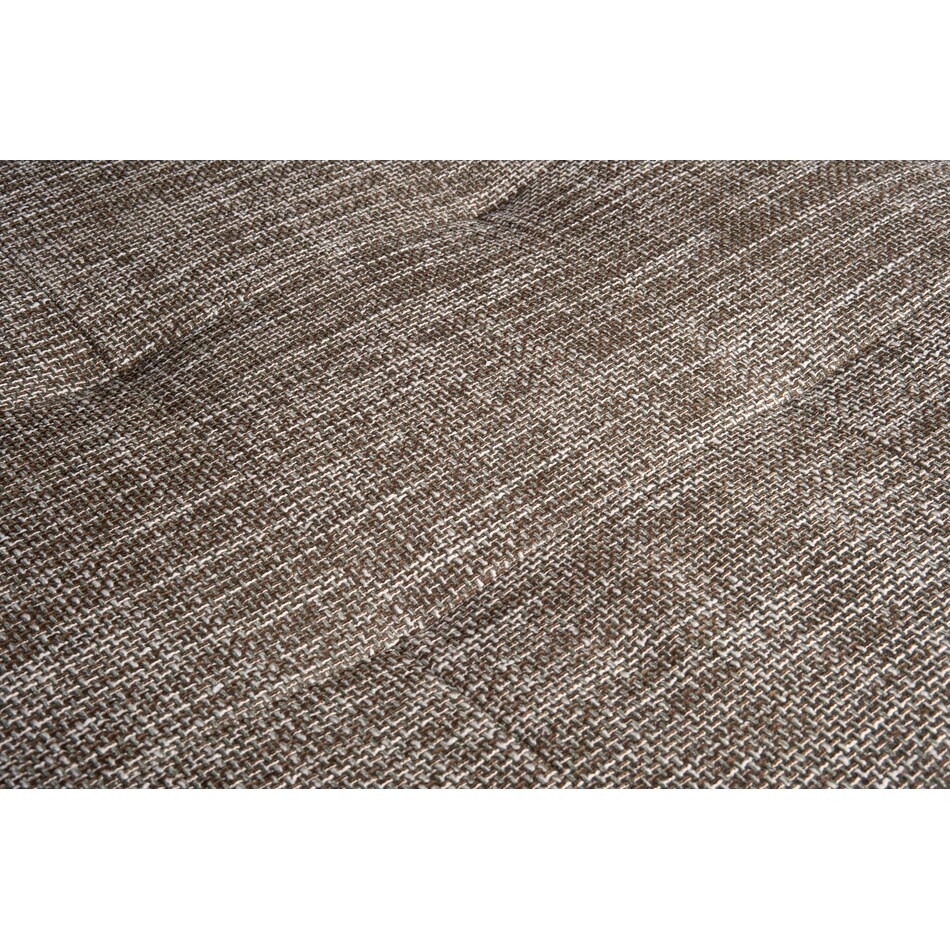 bella brown cocktail ottoman   