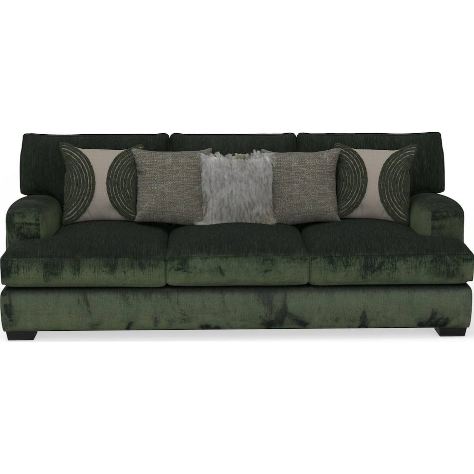 bella green sofa   