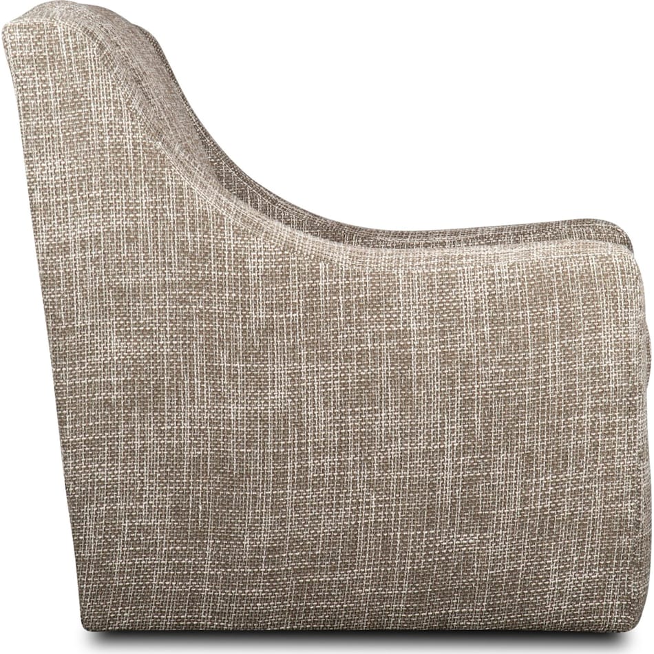 bella grey accent chair   