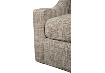 bella grey accent chair   