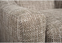 bella grey accent chair   