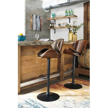 BELLATIER ADJUSTABLE HEIGHT BAR STOOL