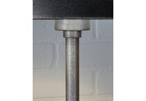 belldunn antique pewter finish table lamp   