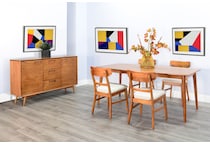 bellmore brown sideboard server   